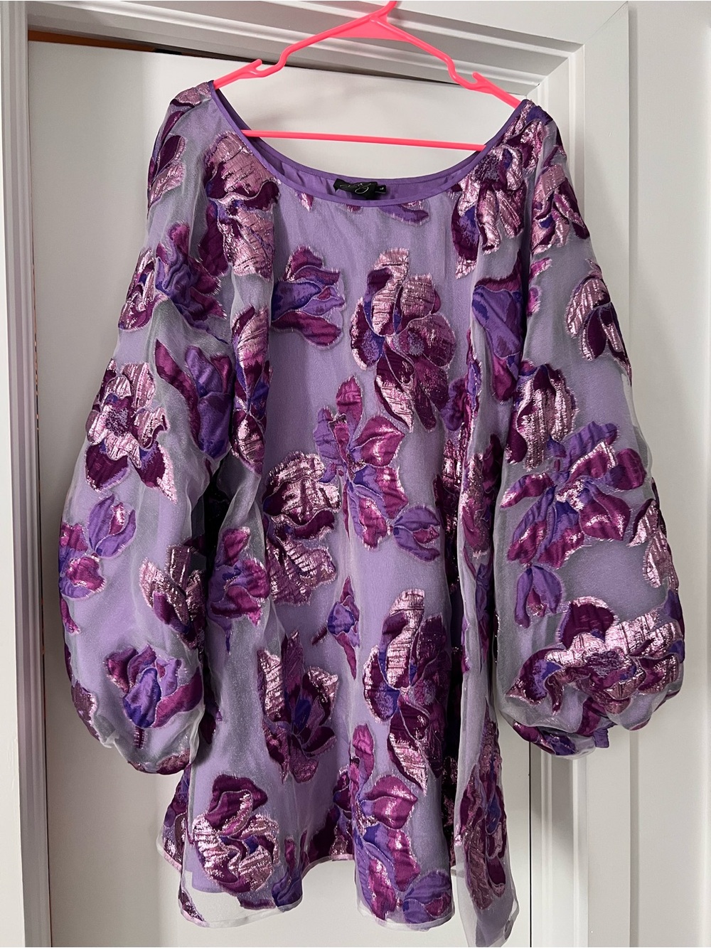 Arianne Lavender and Purple Floral Good Luck Dress